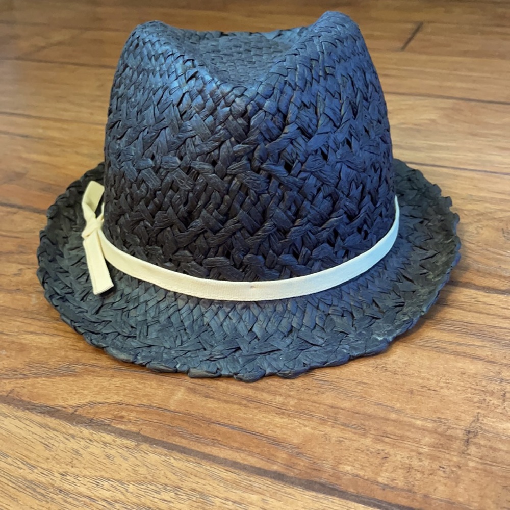 D&Y Black Straw Fedora.